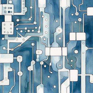 Arch and Thread style, Midjourney V6.1: technical infrastructure blueprint schematics