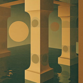 Majolica Riot style, Midjourney V6.1: abstract 3D render