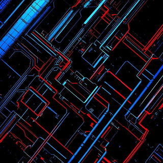 Glazoonics style, Midjourney V6.1: technical infrastructure blueprint schematics