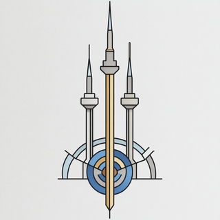 Ferrumshade style, Midjourney V6.1: bold minimalist logo design for Istanbul city municipal services