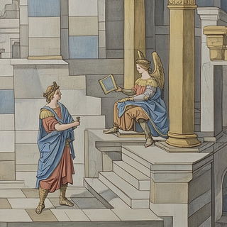 Ferrumshade style, Midjourney V6.1: classical 18th-century oil painting