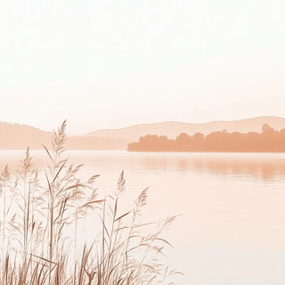 Papyr Noctis style, Midjourney V6.1: realistic landscape photograph of quiet dawn