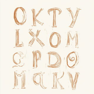 Papyr Noctis style, Midjourney V6.1: typographic composition with large letters