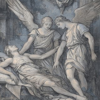 Rosegold Chromolithia style, Midjourney V6.1: classical 18th-century oil painting
