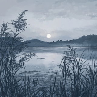 Rosegold Chromolithia style, Midjourney V6.1: realistic landscape photograph of quiet dawn