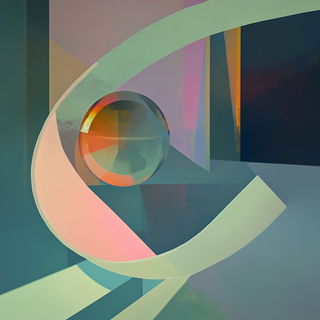Xerographic Torii style, Midjourney V6.1: abstract 3D render