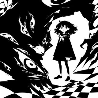 Mycelium Noir Panels style, Midjourney V6.1: black-and-white manga comic strip