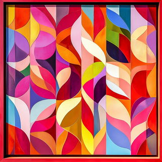 Coral Knotwork style, Midjourney V6.1: creative pattern composition