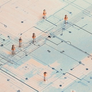 Moonletter Signworks style, Midjourney V6.1: technical infrastructure blueprint schematics