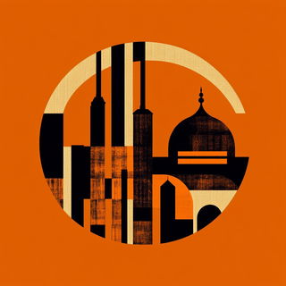 Chromarook style, Midjourney V6.1: bold minimalist logo design for Istanbul city municipal services