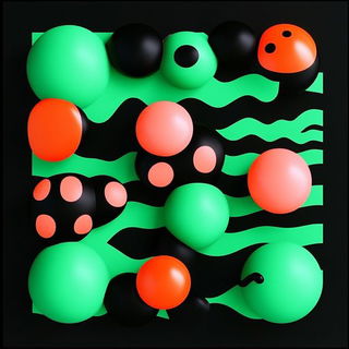 Petalithic Panorama style, Midjourney V6.1: creative pattern composition