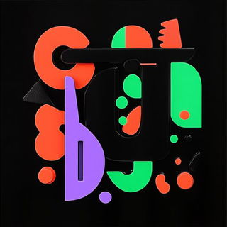 Petalithic Panorama style, Midjourney V6.1: typographic composition with large letters