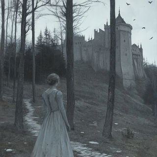 Brushmire style, Midjourney V6.1: retro fairy-tale illustration