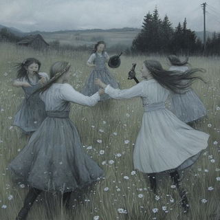 Brushmire style, Midjourney V6.1: traditional folk art