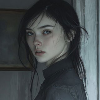 Brushmire style, Midjourney V6.1: photographic portrait of female protagonist