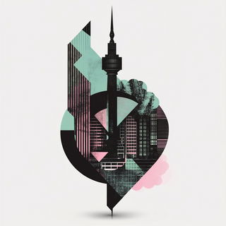 Cinderfront style, Midjourney V6.1: bold minimalist logo design for Istanbul city municipal services