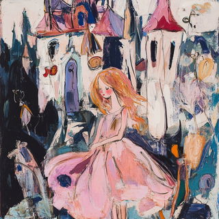 Inkfeather style, Midjourney V6.1: retro fairy-tale illustration