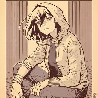 Stickerflora style, Midjourney V6.1: black-and-white manga comic strip
