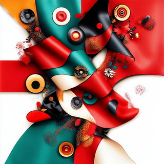 Heliograph Harlequinism style, Midjourney V6.1: creative pattern composition