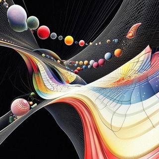 Plasma Naskh style, Midjourney V6.1: abstract 3D render