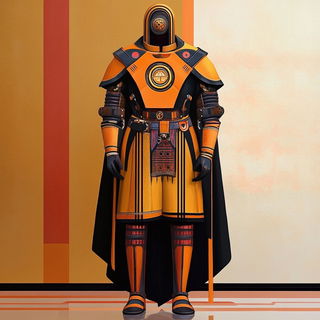 Inkquarrel style, Midjourney V6.1: concept art character design of retropunk steam knight