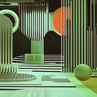 Mangaweft style, Midjourney V6.1: abstract 3D render