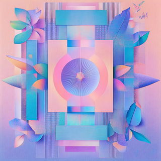 Pastel Dovetailery style, Midjourney V6.1: traditional folk art