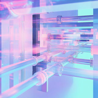 Pastel Dovetailery style, Midjourney V6.1: technical infrastructure blueprint schematics