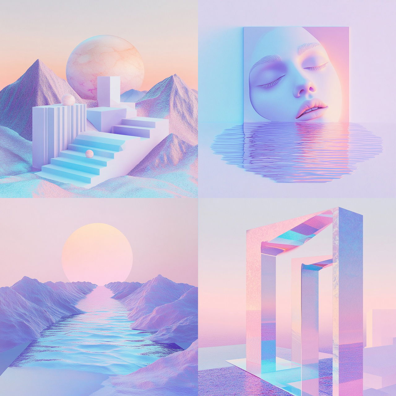 Pastel Dovetailery style, Midjourney V6.1, render 1 of 4