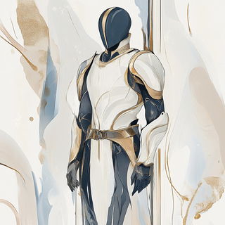 Tidegarden style, Midjourney V6.1: concept art character design of retropunk steam knight