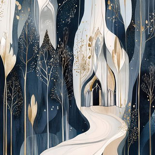 Tidegarden style, Midjourney V6.1: retro fairy-tale illustration