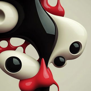 Cathedral Cascadeism style, Midjourney V6.1: abstract 3D render