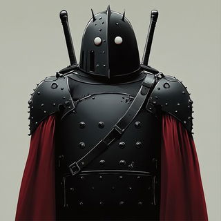Cathedral Cascadeism style, Midjourney V6.1: concept art character design of retropunk steam knight