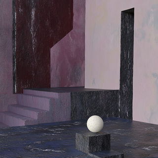 Macaron Pagodapunk style, Midjourney V6.1: abstract 3D render