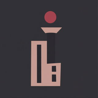 Macaron Pagodapunk style, Midjourney V6.1: bold minimalist logo design for Istanbul city municipal services