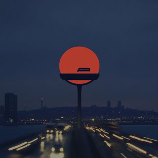 Whale Signal style, Midjourney V6.1: bold minimalist logo design for Istanbul city municipal services