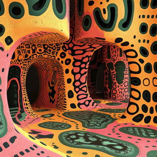 Firewater Plate style, Midjourney V6.1: abstract 3D render