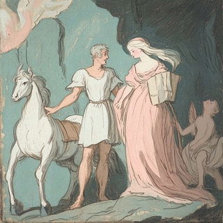 Gravure Megalithics style, Midjourney V6.1: classical 18th-century oil painting