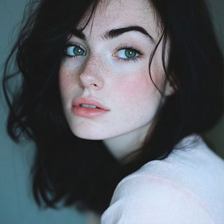 Gravure Megalithics style, Midjourney V6.1: photographic portrait of female protagonist