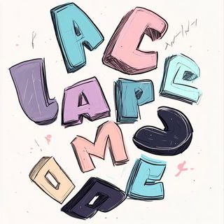 Gravure Megalithics style, Midjourney V6.1: typographic composition with large letters