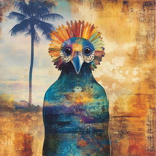 Marbleflux style, Midjourney V6.1: traditional folk art