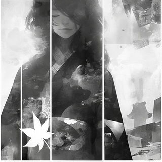 Marbleflux style, Midjourney V6.1: black-and-white manga comic strip