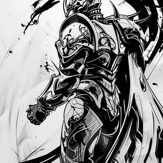 Threshold Mile style, Midjourney V6.1: concept art character design of retropunk steam knight