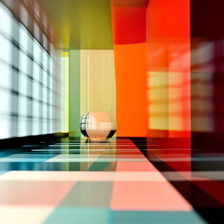 Mechanofable style, Midjourney V6.1: abstract 3D render