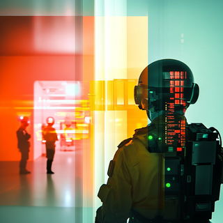 Mechanofable style, Midjourney V6.1: cinematic shot from sci-fi movie