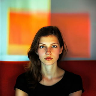 Mechanofable style, Midjourney V6.1: photographic portrait of female protagonist