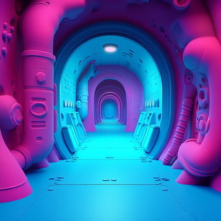 Crimsonscrape style, Midjourney V6.1: cinematic shot from sci-fi movie