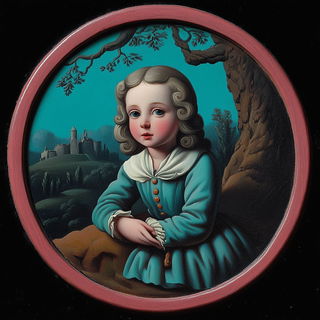 Crimsonscrape style, Midjourney V6.1: classical 18th-century oil painting