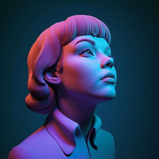 Crimsonscrape style, Midjourney V6.1: photographic portrait of female protagonist