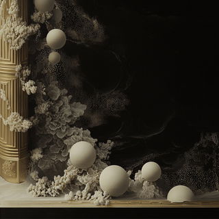 Starhusk Migration style, Midjourney V6.1: abstract 3D render